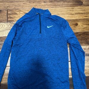 Nike Running Heathered Blue Pullover